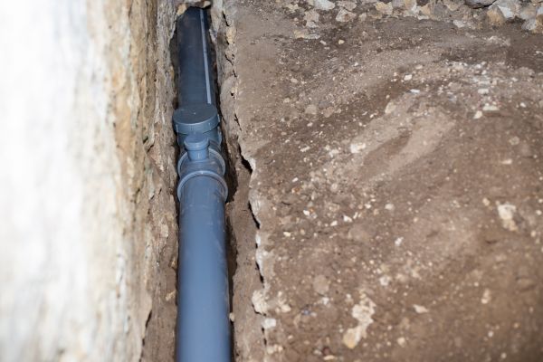 Drain Line Installation in Springdale