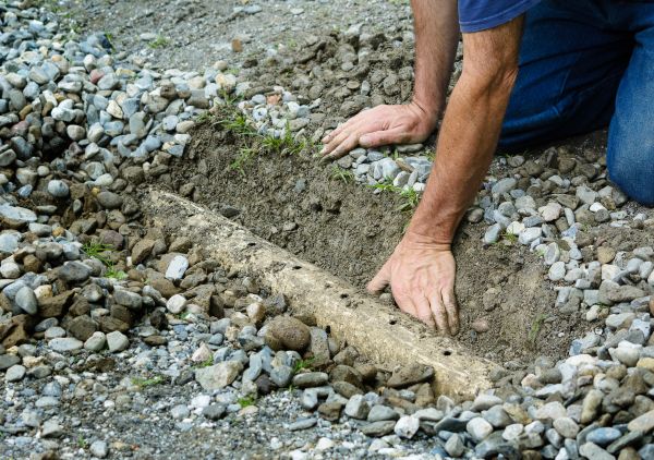 French Ditch Installation in Springdale